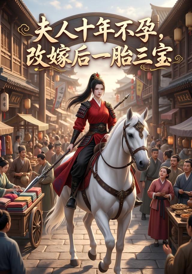 夫人十年，不孕改嫁后一胎三宝(全集)