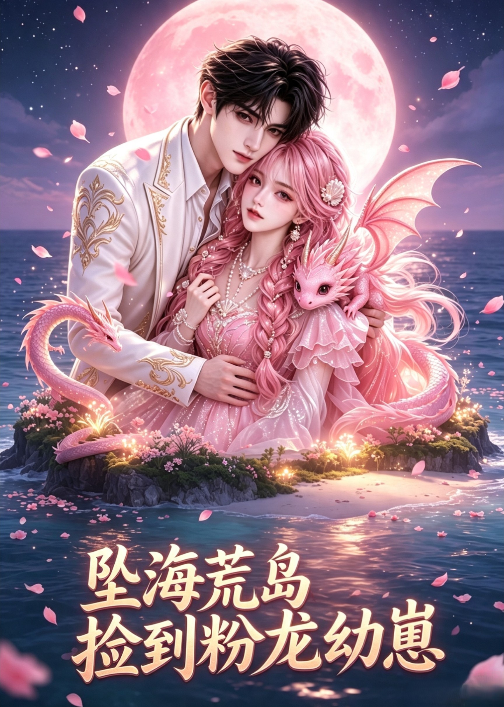 坠海荒岛捡到粉龙幼崽(全集)