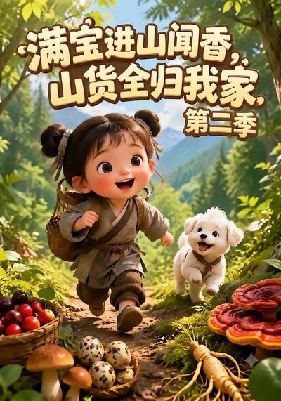 满宝进山闻香,山货全归我家(全集)
